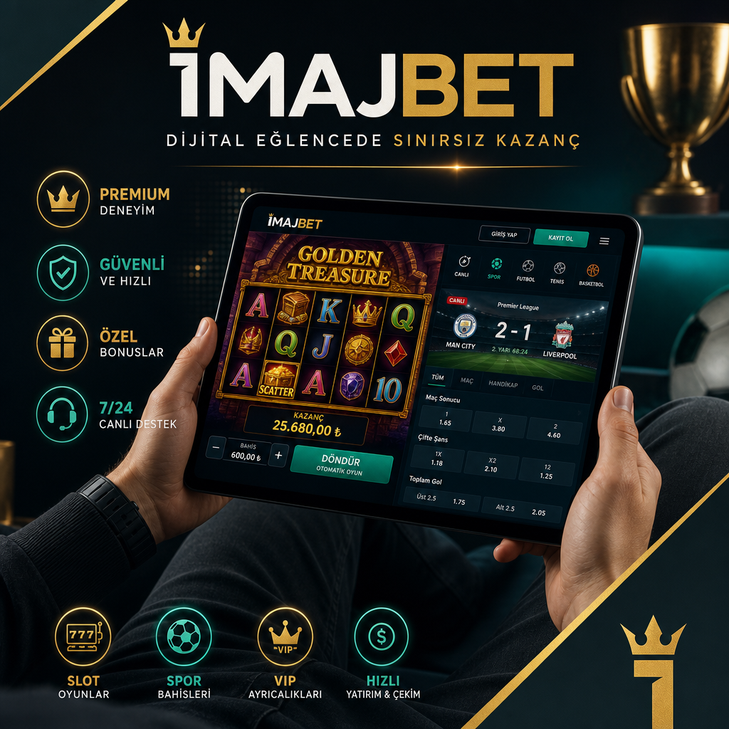 İmajbet online bahis ve slot oyunları deneyimi